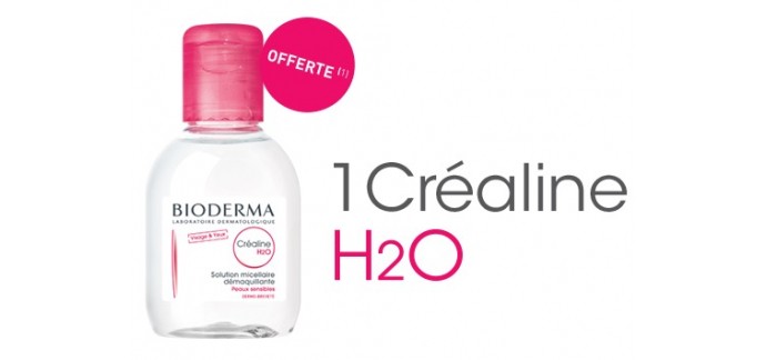 Bioderma: 1 échantillon de Créaline H2O 100 ML offert