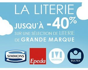 Alinéa: Jusqu'à -40% sur une sélection de literie de grandes marques