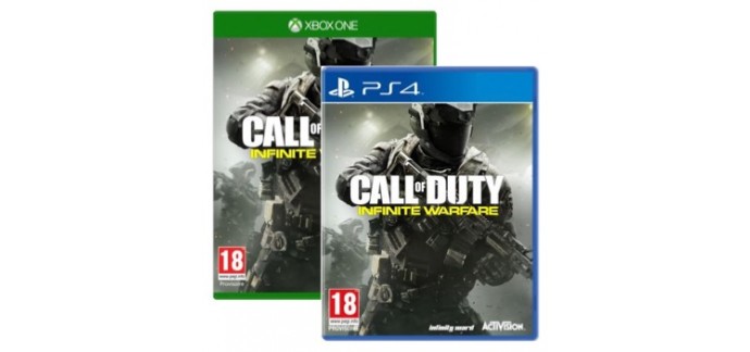 Fnac: Call of Duty Infinite Warfare sur PS4 ou Xbox One à 29,90€