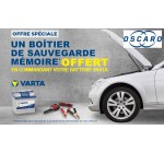 Oscaro: Une batterie auto Varta achetée = un boitier de sauvegarde mémoire offert