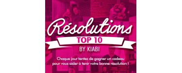 Kiabi: 1 cadeau par jour à gagner pour tenir vos bonnes résolutions