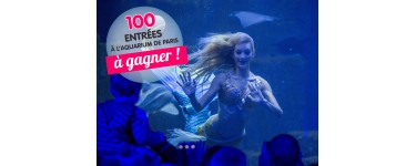 Familiscope: 25 lots de 4 entrées à l'Aquarium de Paris à gagner