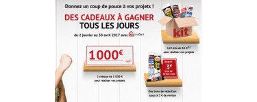 La Belle Adresse: 1 chèque de 1 000€, 119 kits de bricolage et des réductions à gagner