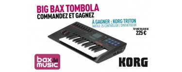 Bax Music: Une chance de gagner un synthétiseur Korg Triton taktile-25 avec chaque achat