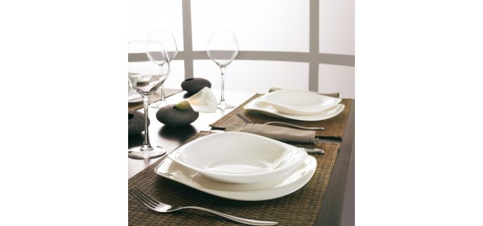 Delamaison: L'art du blanc : -25% sur une sélection d'assiettes, de services de table...