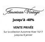 MSR MonShowroom: Jusqu'à 40% de réduction sur la collection Automne-Hiver 16/17 American Vintage