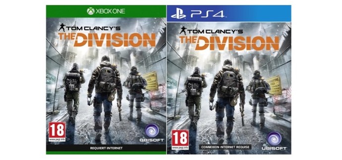 Amazon: Tom Clancy's The Division à 19,90€ sur Xbox One et 19,99€ sur PS4