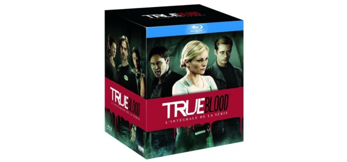 Amazon: Coffret Blu-ray True Blood - L'intégrale de la série [Édition Limitée] à 39,99€