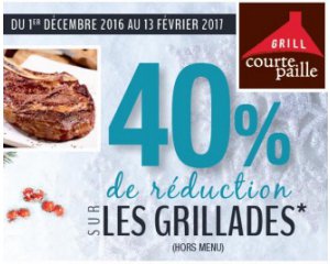 Coupons jeux courtepaille