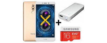 Cdiscount: Smartphone Honor 6X + Micro SD 16Go + Batterie Externe à 219€ (dont 30€ via ODR)