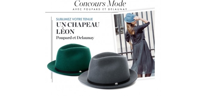 Elle: 6 chapeaux personnalisables Léon de Poupard et Delaunay à gagner