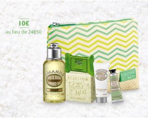 L'Occitane: La trousse "Vos Essentiels" à 10€ au lieu de 24,50€ dès 35€ d'achat