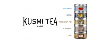 Kusmi Tea: Un assortiment de thé Les Russes offert dès 80€ d'achat