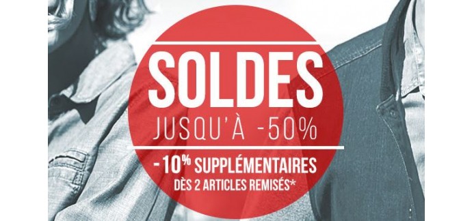 Bonobo Jeans: Soldes : jusqu'à -50% sur une sélection + -10% supplémentaires dès 2 articles