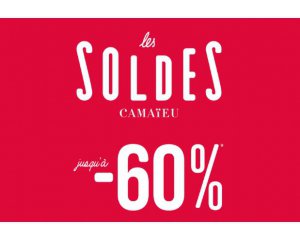 Camaïeu: Soldes : jusqu'à -60% sur une sélection d'articles