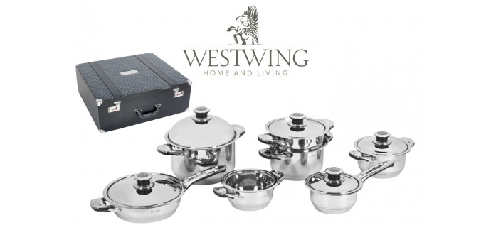 Westwing: La batterie de cuisine Gam'Hotel 12 pièces à 119€ au lieu de 515€