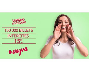 Voyages SNCF: 150000 billets Intercités à 15€
