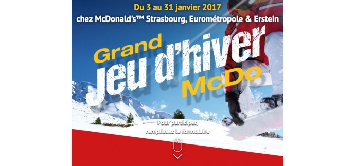 McDonald's: 5 Sonderbox, 1 tenue de snowboard homme et 1 de femme, 1 snowboard, ...