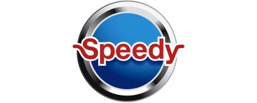 Speedy: 50€ offerts pour l'achat d'un forfait vidange ou d'une révision constructeur