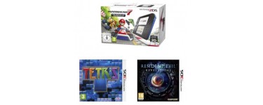 Fnac: Console Nintendo 2DS + 3 jeux (Mario Kart 7 + Tétris + Resident Evil) à 99,89€