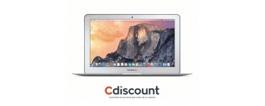 Cdiscount: Le MacBook Air 11,6" 256Go de stockage 4Go de RAM à 899,99€ au lieu de 1249€
