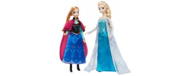 King Jouet: Coffret Collector Anna et Elsa Frozen (La Reine des Neiges) à 27,49€