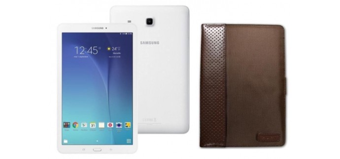 Cdiscount: Tablette 9,6" Samsung Galaxy Tab E Blanche ou Noire + 1 housse offerte à 159,99€