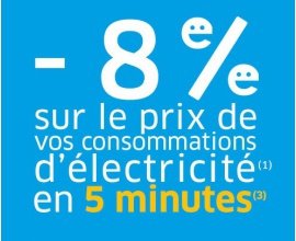Happ'e: 8% de réduction sur le prix de vos consommations d'électricité en 5 minutes