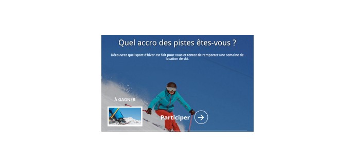 Le Figaro: 1 semaine de location de ski pour 1 personne à gagner avec INTERSPORT