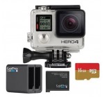 Fnac: GoPro HERO4 Silver + Carte MicroSD + Chargeur batterie double à 369,99€