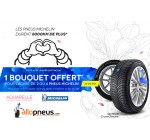 Allopneus: Des pneus Michelin achetés = 1 bon d'achat pour offrir des fleurs chez Aquarelle