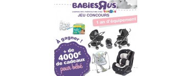 ToysRUs: 1 an d'équipement pour bébé (+ de 4000€ de cadeaux) à gagner