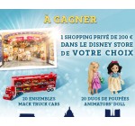 Disney Store: 1 shopping privé dans l’un des 5 magasins Disney Store à gagner