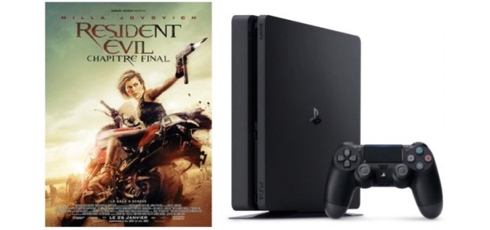 Gamecash: 1 console PS4 et des places de ciné pour Resident Evil: Chapitre Final à gagner 