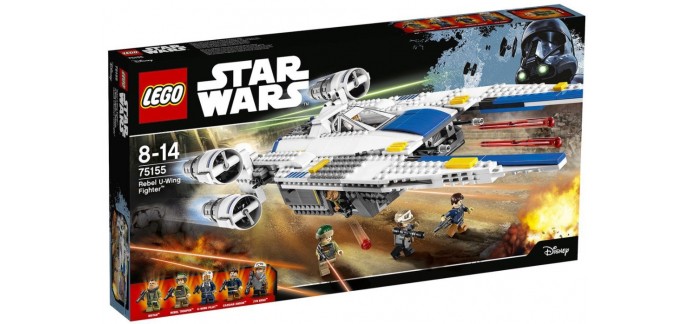 Oxybul éveil et jeux: Le vaisseau rebelle LEGO Star Wars U-wing Fighter à 50,39€ au lieu de 69,99€