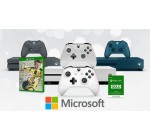 Microsoft: Pack Xbox One S 500Go + FIFA 17 + 2ème manette + 3 mois au Xbox Live Gold à 279€