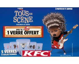 KFC: Une Tasty Box achetée = un verre "Tous En Scène" offert