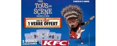 KFC: Une Tasty Box achetée = un verre "Tous En Scène" offert