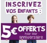 King Jouet: 5€ offerts pour l'anniversaire de votre enfant