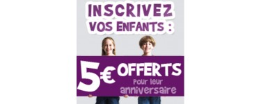 King Jouet: 5€ offerts pour l'anniversaire de votre enfant
