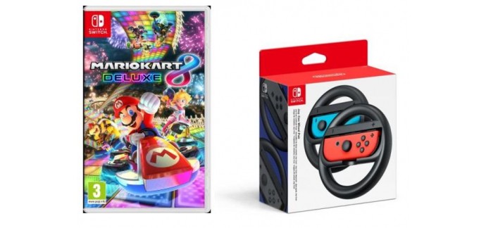 Fnac: Mario Kart 8 Deluxe Nintendo Switch acheté = la paire de volants offerte