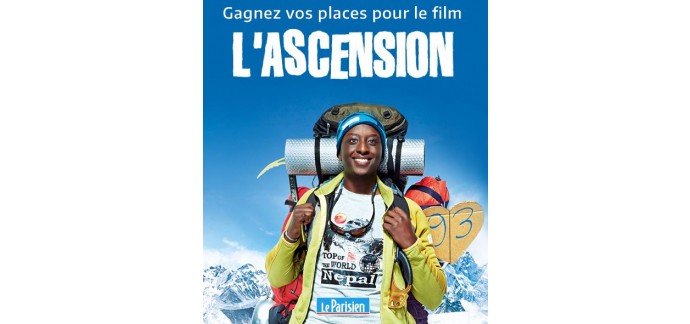 Le Parisien: 15 lots de 2 places de cinéma pour le film "L'ascension" à gagner