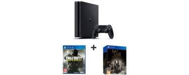 Auchan: PS4 Slim 500Go + CoD Infinite Warfare + Lara Croft et le temple d'Osiris à 299€
