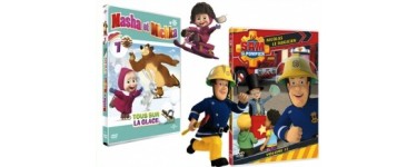 Femme Actuelle: Lot de 2 DVD dessins animés Sam le Pompier + Masha & Michka à gagner