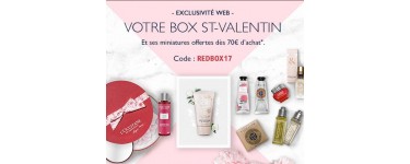 L'Occitane: Une Box Saint Valentin et ses miniatures offertes dès 70€ d'achat