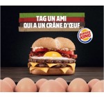 Burger King: 1 Sandwich Egg Burger offert pour les chauves