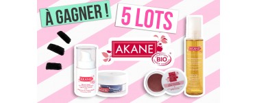 Rose Carpet: 5 lots de produits cosmétiques Akane à gagner