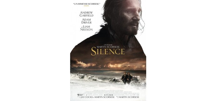 Journal du Geek: Des places de cinéma pour le film "Silence" à gagner
