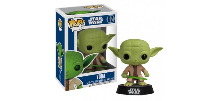 Auchan: Figurines Funko Pop Star Wars à - 53%. Ex : Yoda à 6,30€ au lieu de 14,99€