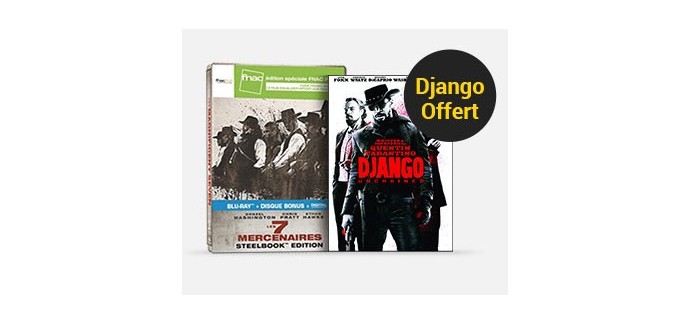 Fnac: [Adhérents] Le DVD Django offert pour l'achat du film Les Septs Mercenaires